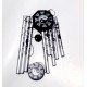 Clopotei vant,8 tuburi metalici tema Feng Shui marime 40 cm